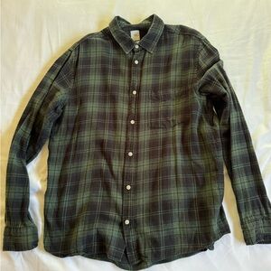 H&M plaid button down
